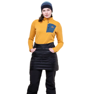 Mountain Equipment Frostline Women's Skirt Outdoor Action Black- Kangaroo Hand Pocket
