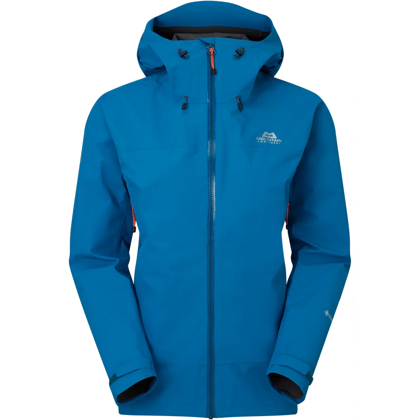 Mountain Equipment Garwhal GORE-TEX Women's Jacket Outdoor Action Mykonos Blue- Front