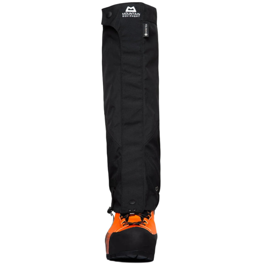 Mountain Equipment Glacier Gaiter Outdoor Action Black- Front