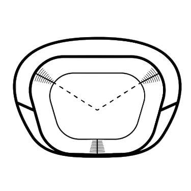 Mountain Equipment Helium 800 Sleeping Bag Majolica Blue- Anatomically shaped offset foot-box