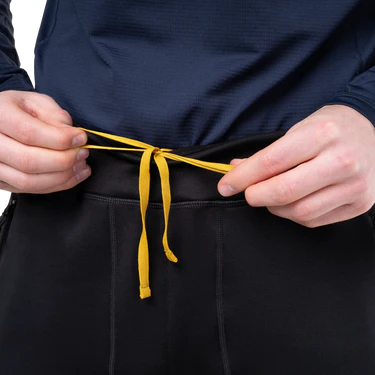 Mountain Equipment Jorasses Men's Pant Outdoor Action Black- waistband with drawcord