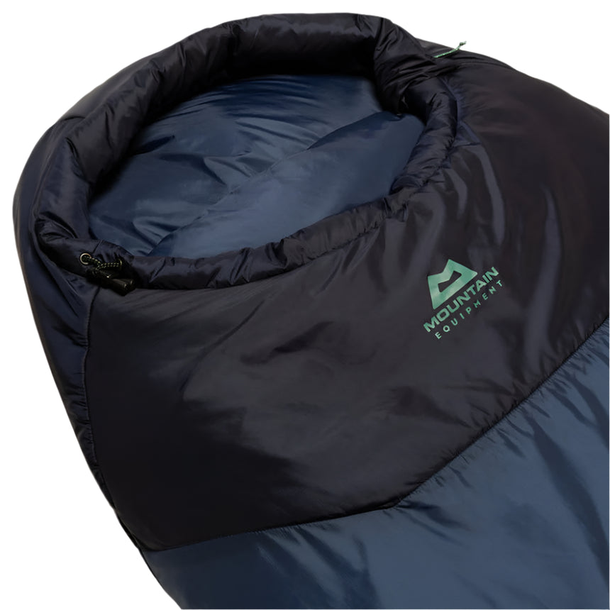 Mountain Equipment Klimatic I Women's Sleeping Bag (6°C/43°F) Outdoor Action Dusk- Hood