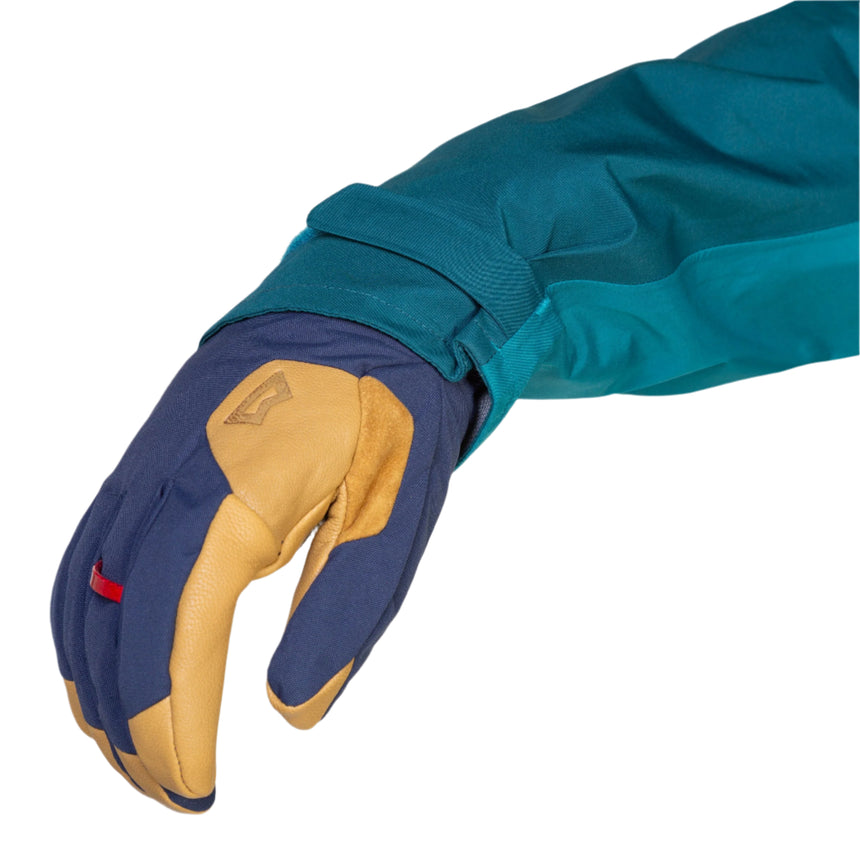 Mountain Equipment Makalu GORE-TEX Women's Jacket Spruce/Deep Teal- Cuff pull tabs