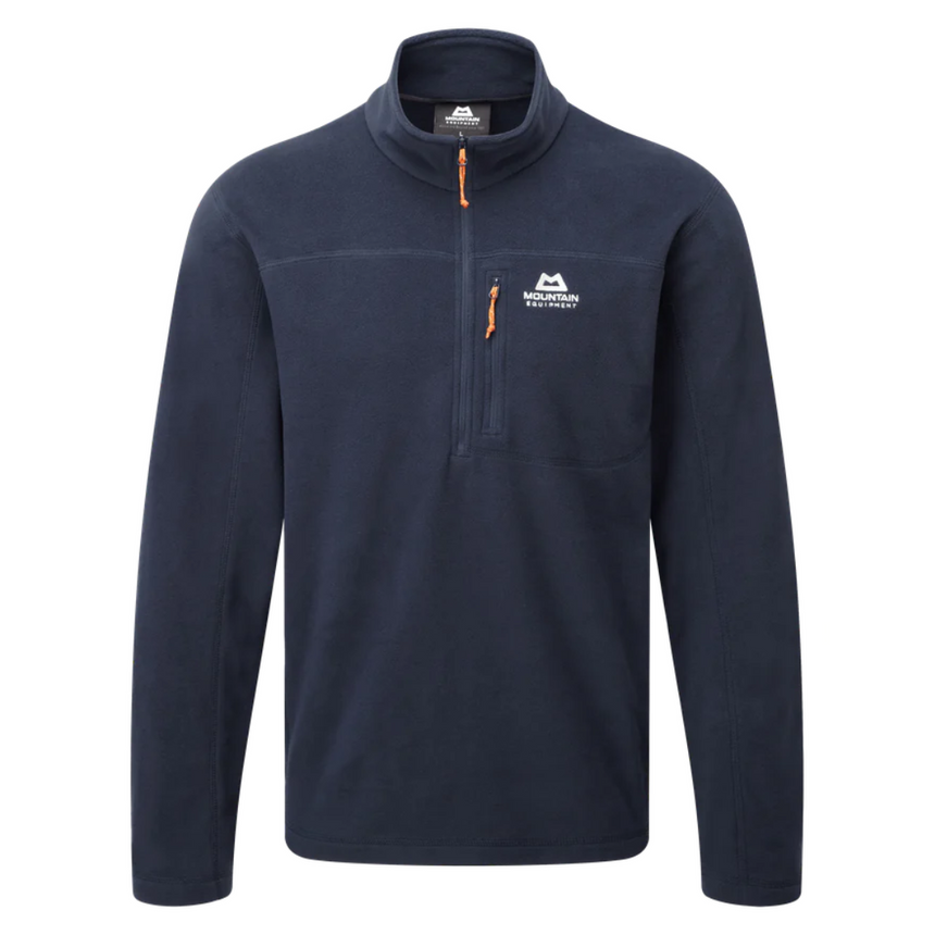 Mountain Equipment Micro Men's Zip T Outdoor Action Cosmos- Front