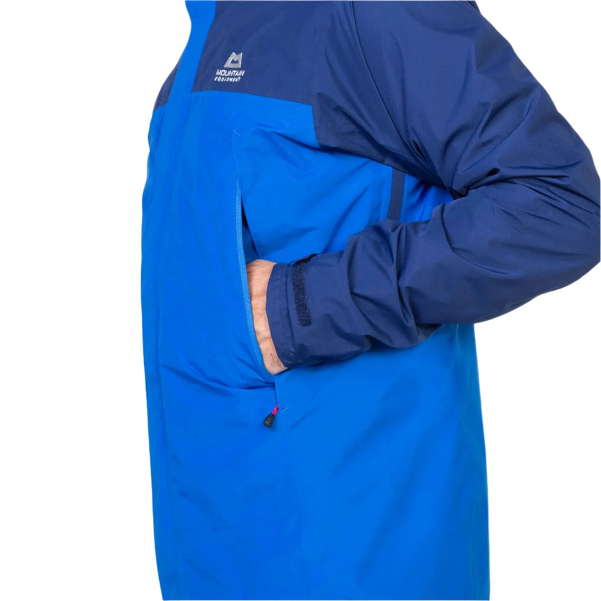 Mountain Equipment Nanda Devi GORE-TEX Men's Jacket Outdoor Action Lapis Blue/Medieval- Hand Pocket