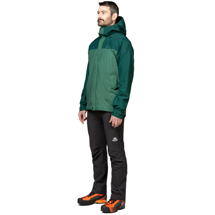 Mountain Equipment Nanda Devi Men's Jacket Outdoor Action Fern/Pine- Full Length
