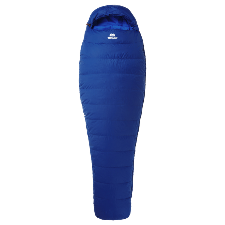 Mountain Equipment Olympus 300 Sleeping Bag Outdoor Action Admiral Blue- full length