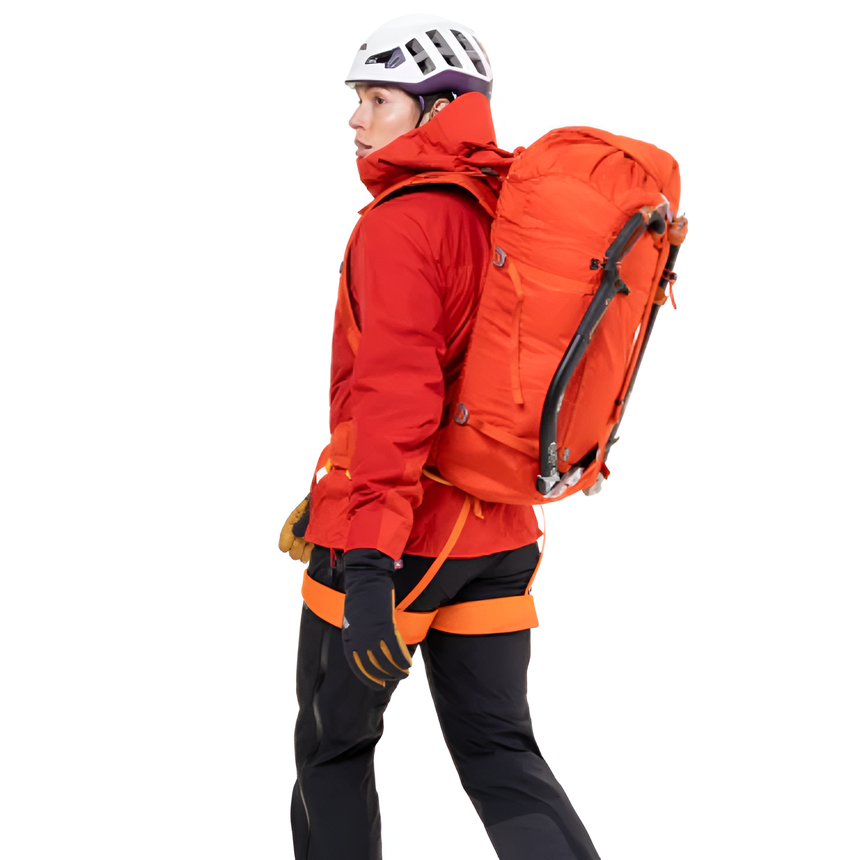 Mountain Equipment Orion Women's Jacket Outdoor Action Chili/Crimson- Side Fit