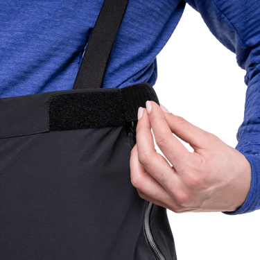 Mountain Equipment Orion Women's Pant Outdoor Action Black- Semi-elasticated waistband