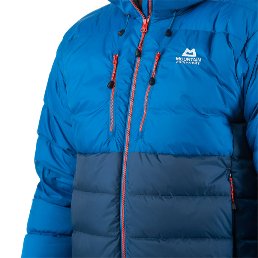 Mountain Equipment Paiyu Men's Jacket Outdoor Action Admiral/Atlantic- Center Front Zip