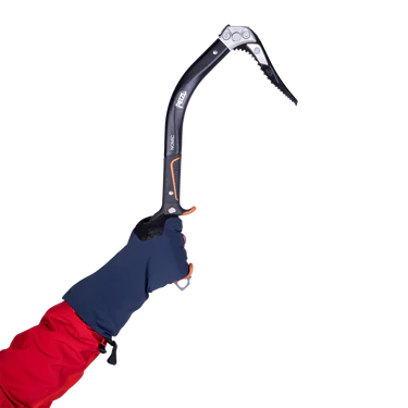 Mountain Equipment Randonee Gauntlet Outdoor Action Cosmos/Black- Single-handed drawcord closure