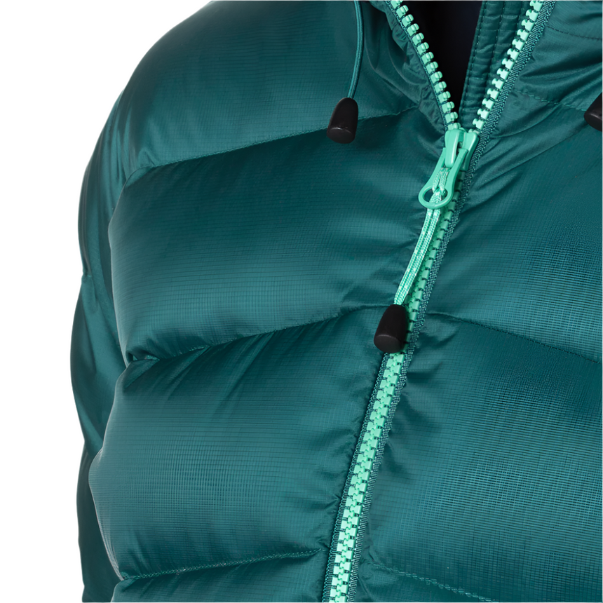 Mountain Equipment Senja Women's Jacket Outdoor Action Deep Teal- Center Front Zip