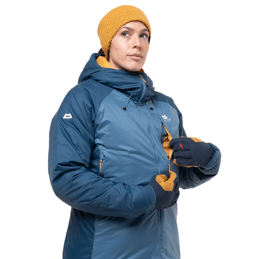 Mountain Equipment Shelterstone Women's Jacket Outdoor Action Stellar/Majolica-Chest Pocket