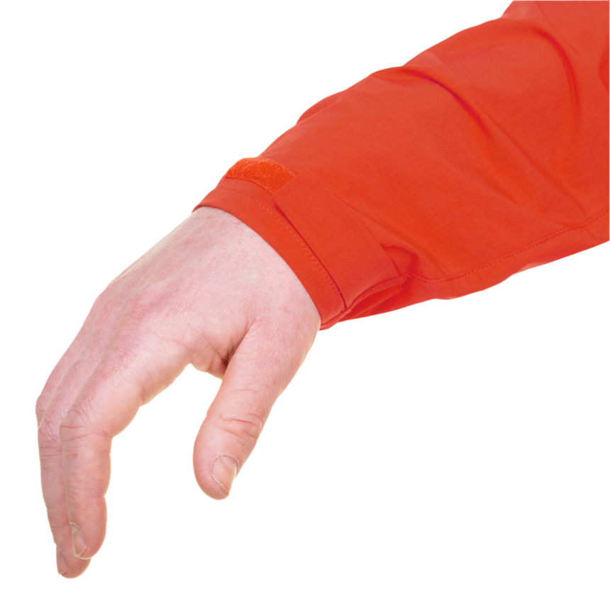 Mountain Equipment Squall Hooded Men's Jacket Outdoor Action Chili Red- Cuff