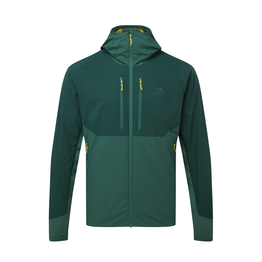 Mountain Equipment Switch Pro Hooded Men's Jacket Outdoor Action Pine/Fern- Front