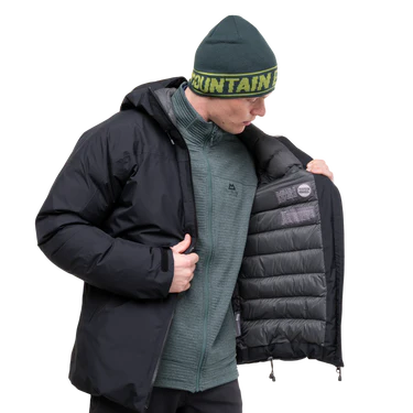 Mountain Equipment Triton Men's Jacket Outdoor Action Slate Black/Black- Down Cycle