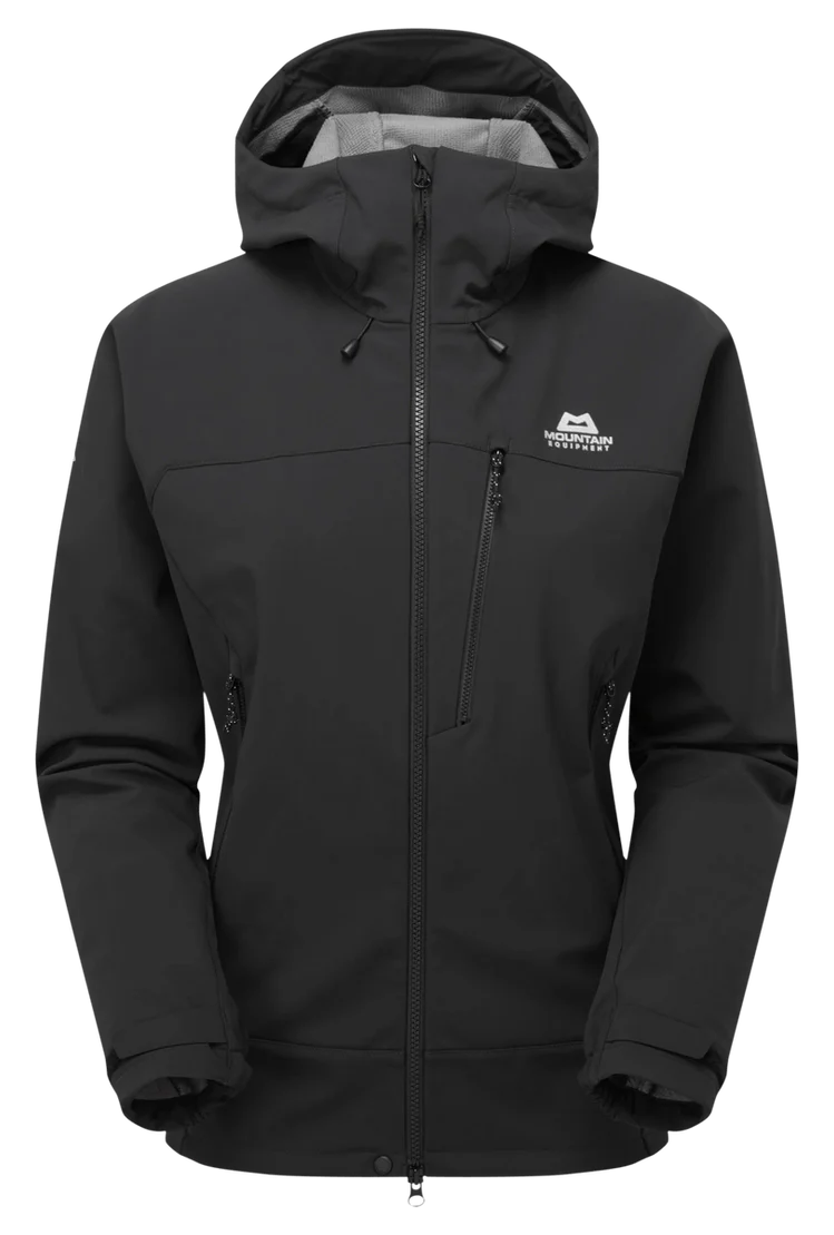 Mountain Equipment Vulcan Women's Jacket Outdoor Action Black- Front