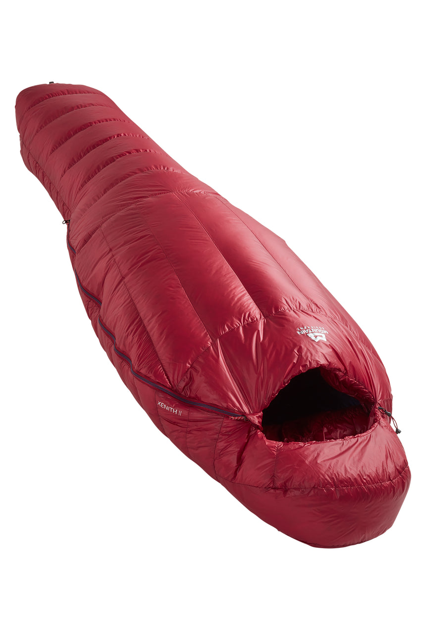 Mountain Equipment Xenith II (1°C) Outdoor Action Merlot- Angled