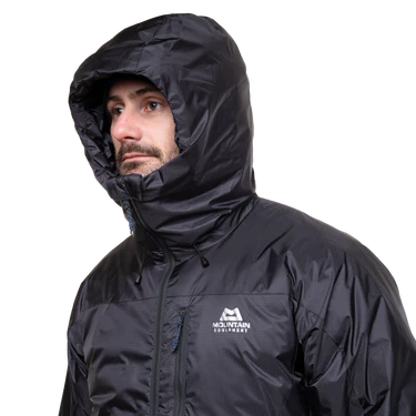 Mountain Equipment Xeros Men's Jacket Outdoor Action Obsidian - Hood