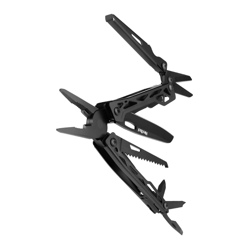 Nextool Black Knight NEX-Scissors - Full-Size Blades with Precision Spring Rebound for Effortless Cutting