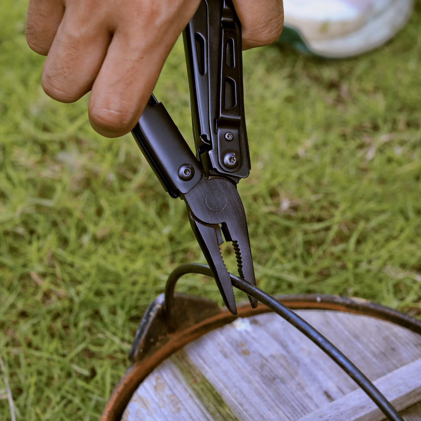 Nextool Black Knight Pliers - Needle-Nose and Regular Pliers with Wire and Hard-Wire Cutters