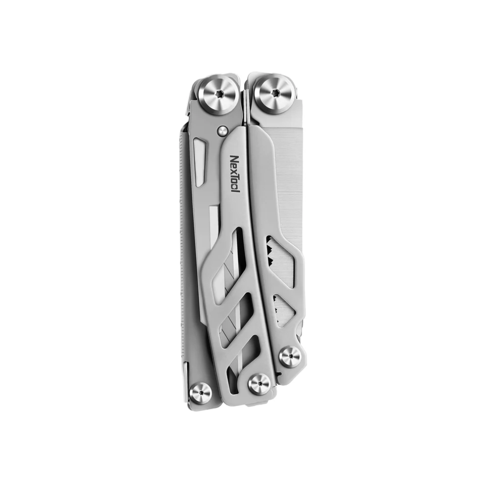 Nextool Flagship Pro All Tools Displayed - Pliers, Scissors, Replaceable Blade, Saw & More
