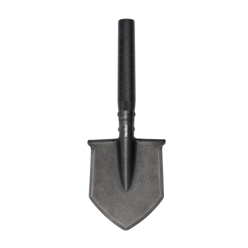 Nextool Retractable Shovel - Durable 30Cr13 Steel Blade with Heat-Treated and Stonewashed Finish
