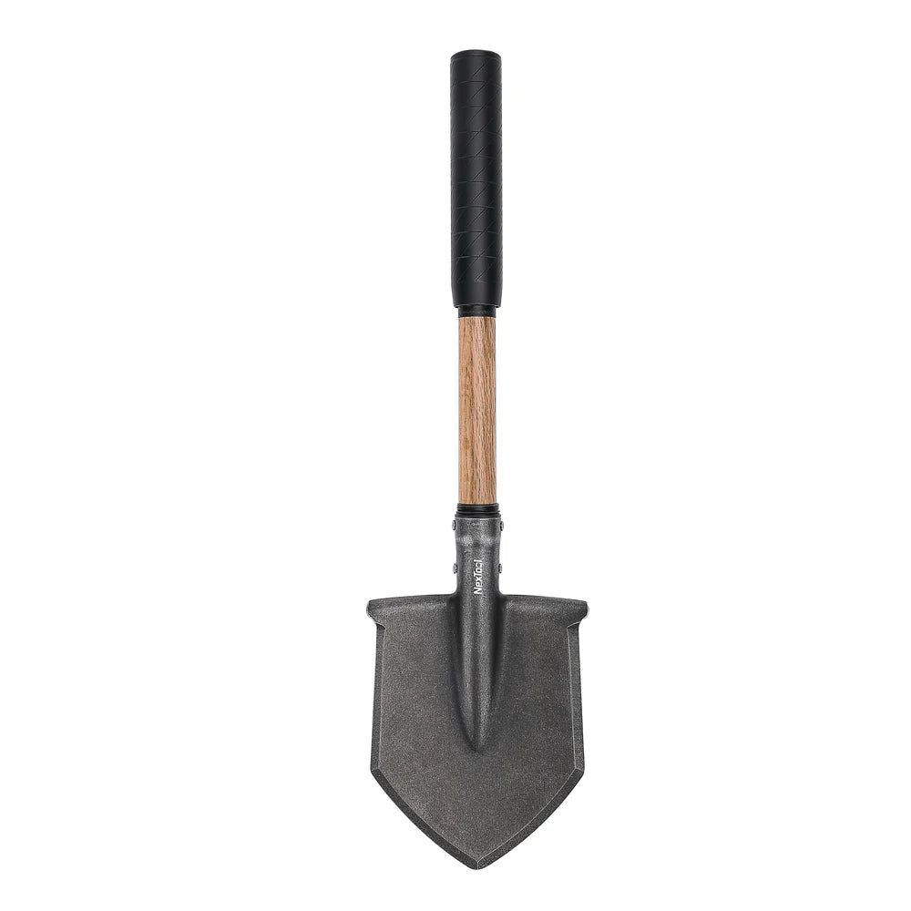 Nextool Retractable Shovel Product Preview - Telescopic Design with Hardwood Handle, 700g