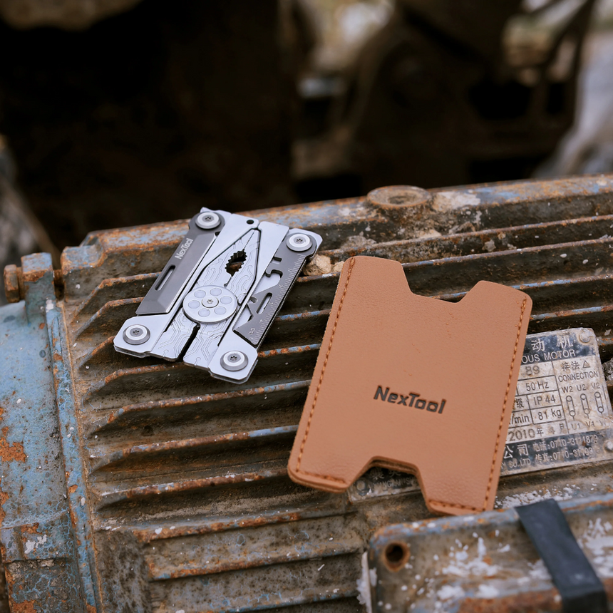 Nextool Silver Blade EDC Tool Knife - 45.6mm 420J2 Blade with 51-54 HRC Hardness