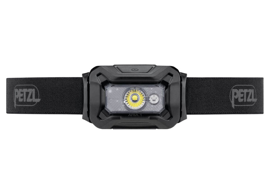 Petzl Aria 1 RGB Waterproof Headlamp Black - Front