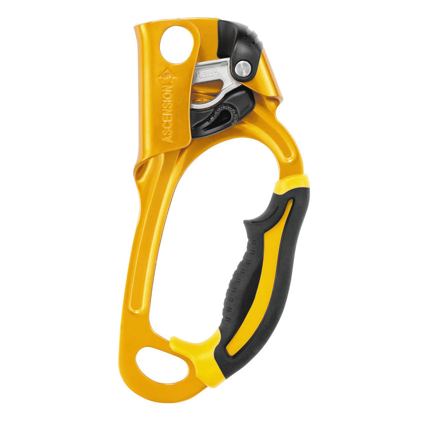 Petzl Ascension Right Handed Rope Clamp Black/Yellow - Product Overview
