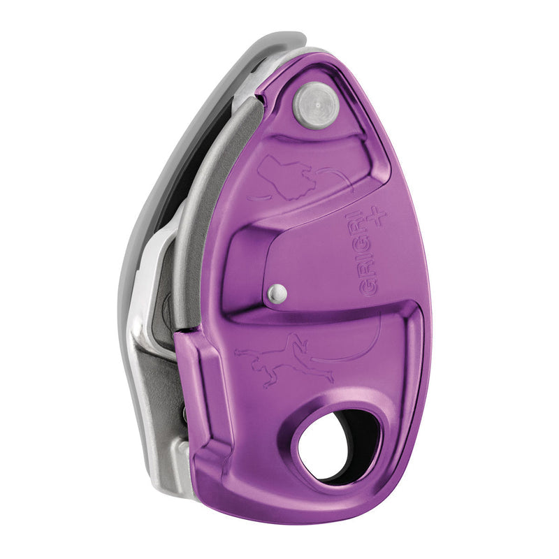 Petzl Grigri® + Belay Device Purple - Front