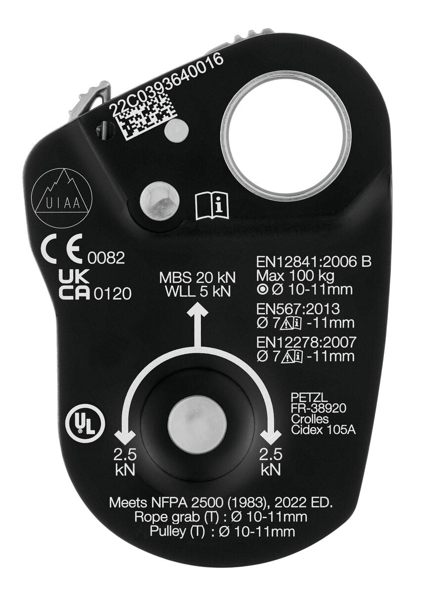 Petzl Mini Traxion Pulley - Back