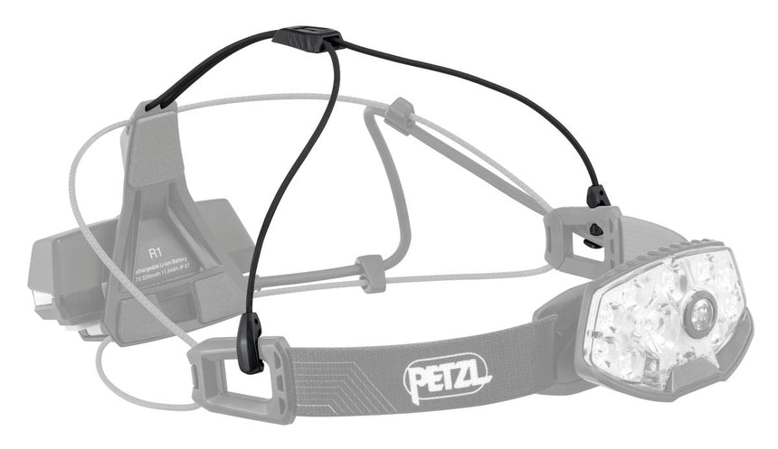 Petzl Nao® RL Headlamp Black - Quick and easy rear adjustment