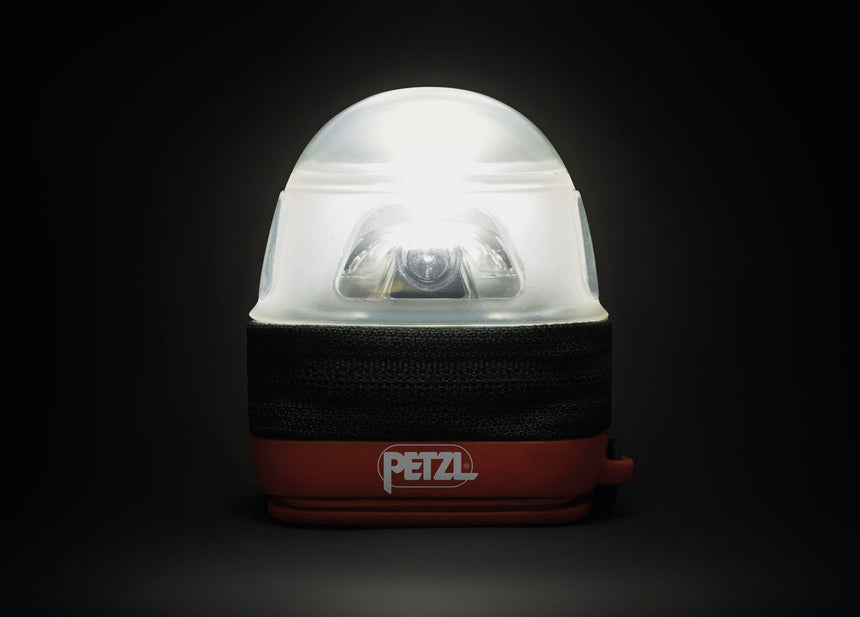 Petzl Noctilight Protective Headlamp Case - Front Lit Up