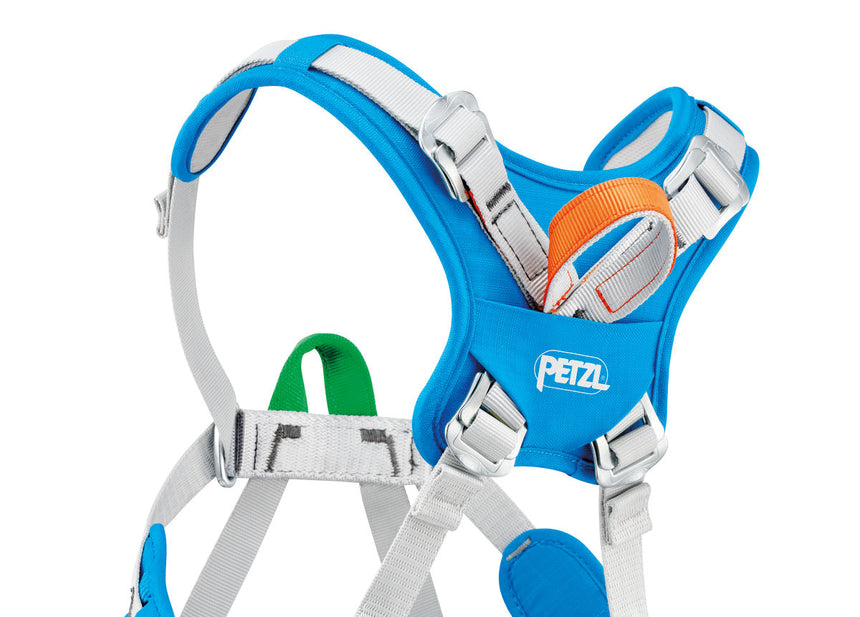 Petzl Ouistiti Kids Climbing Harness - Dorsal attachment point