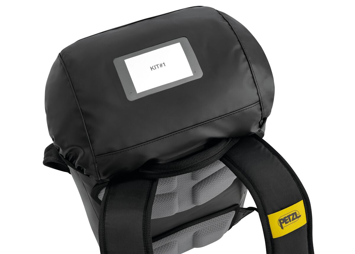 Petzl Transport 30 Backpack Yellow/Black - Top Closed View