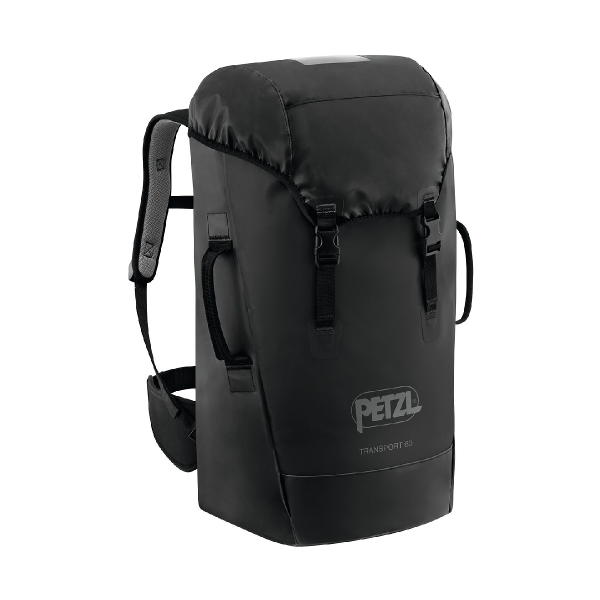 Petzl Transport 60 Backpack Black - Front Angle