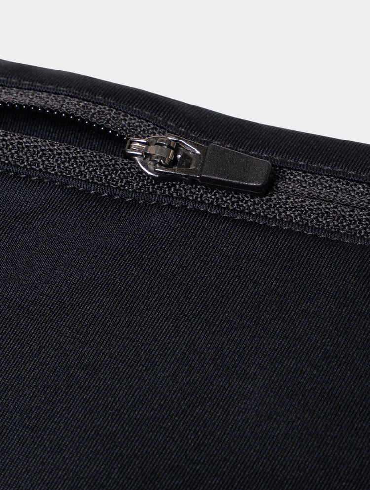 Ronhill Women's Tech 4.5" Twin Short Outdoor Action All Black- Zip