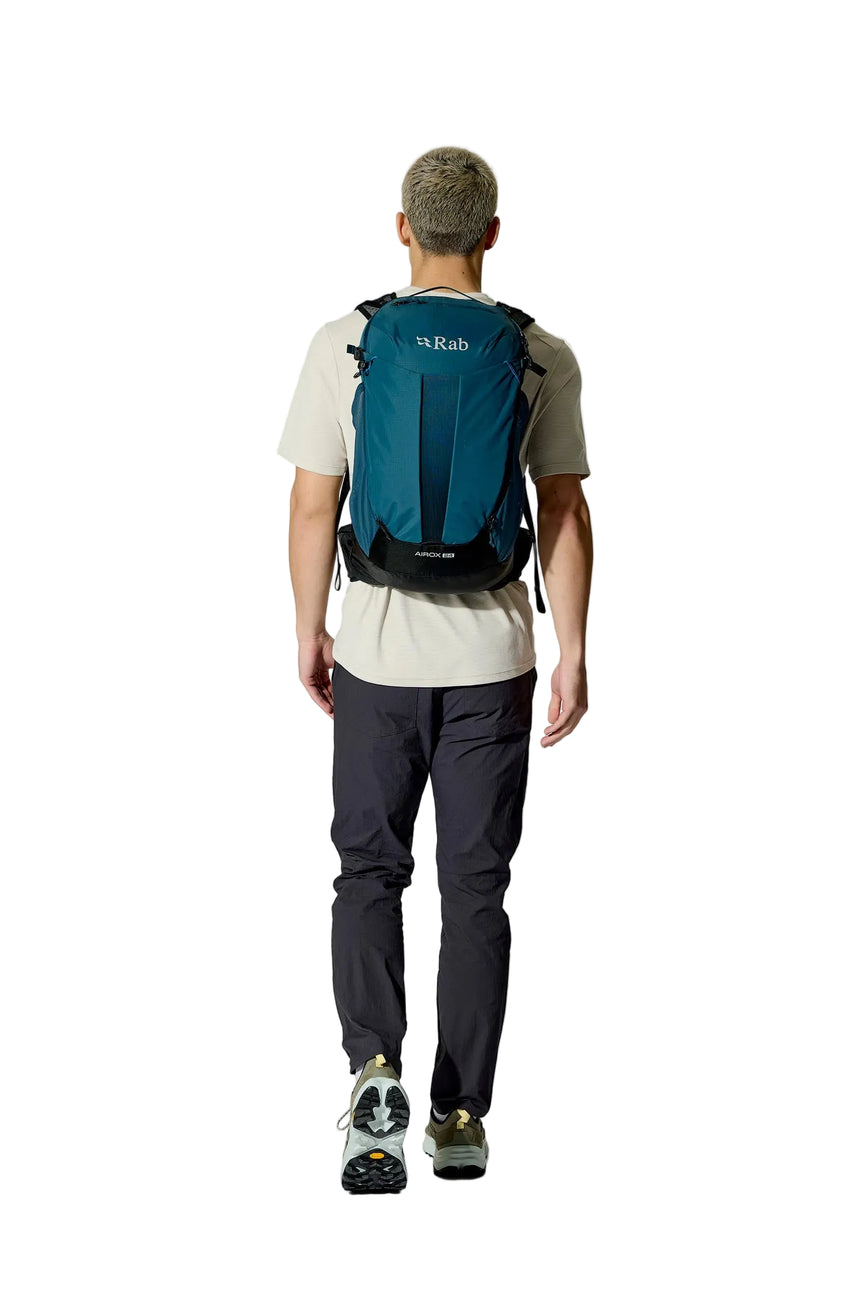 Rab Airox 24L Day Pack in Tempest Blue - Hipbelt Pocket Detail