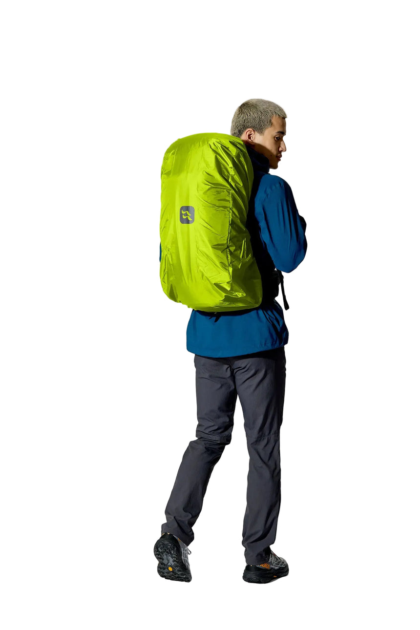 Rab Airox 36L Day Pack in Black - Back View On Model