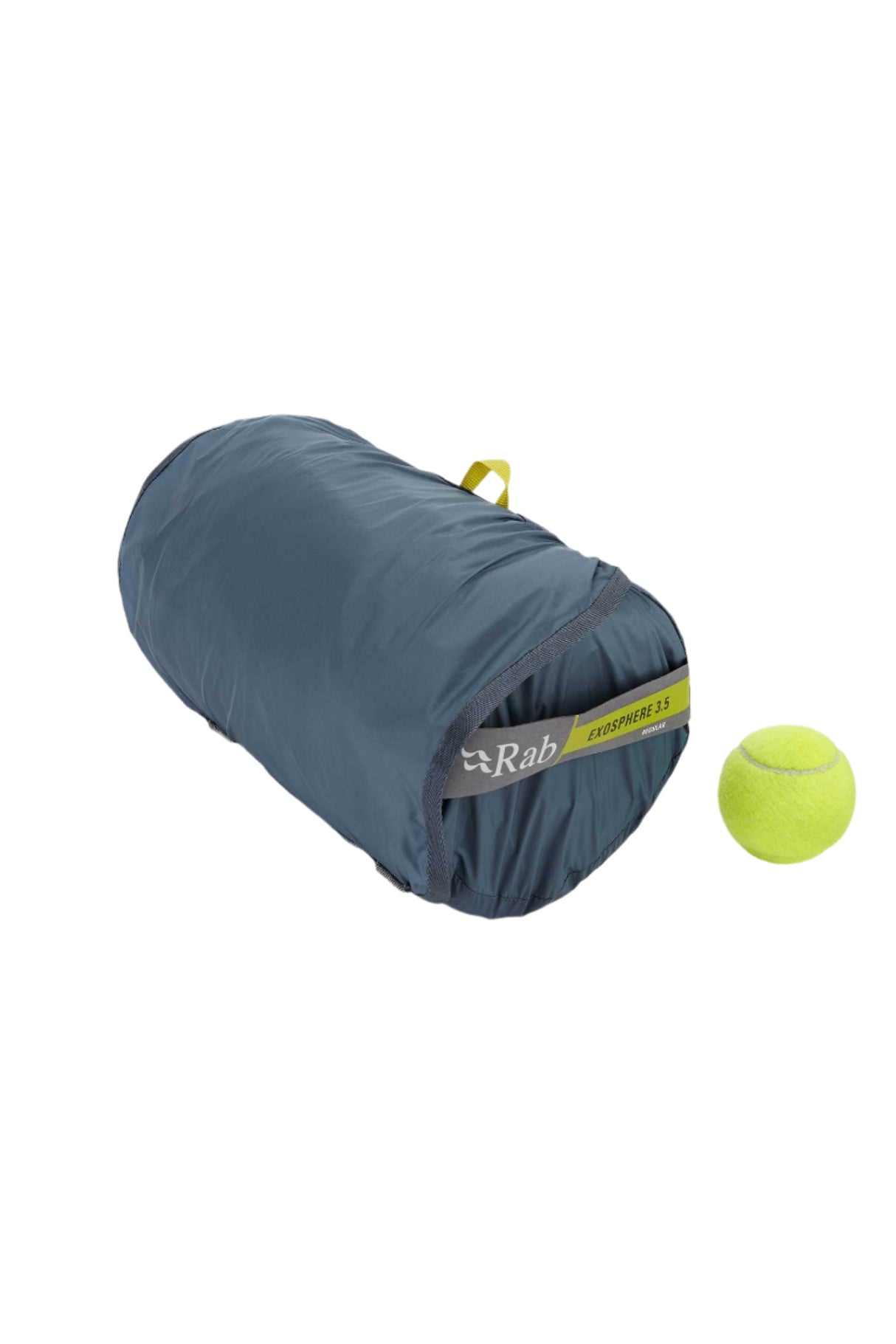 Rab Exosphere 3.5 Self-Inflating Sleep Mat in Orion Blue - packed side