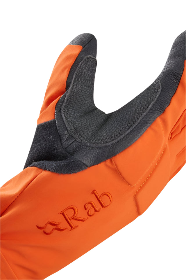 Rab Fulcrum GORE-TEX Gloves in Firecracker - branding detail