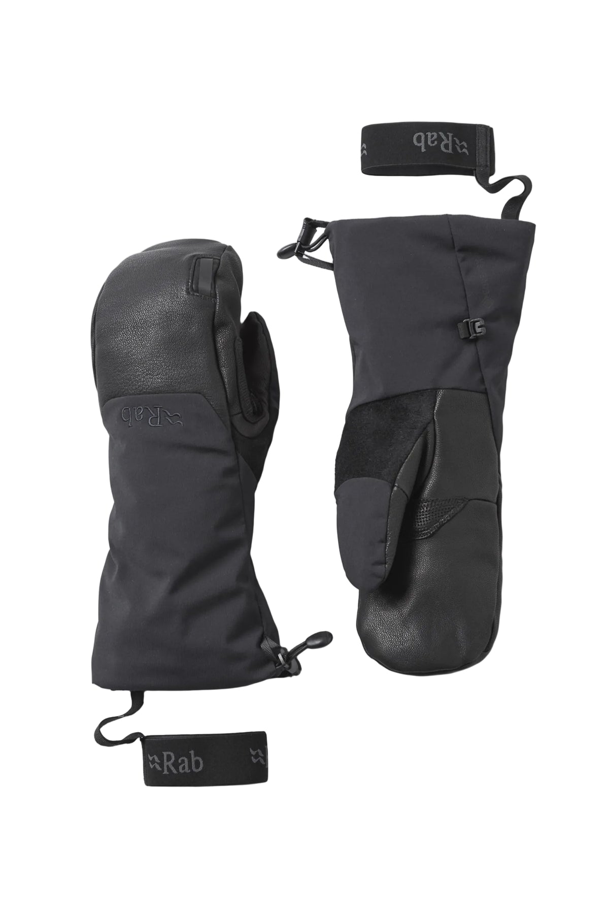 Rab Guide GORE-TEX Mitts in Black - front
