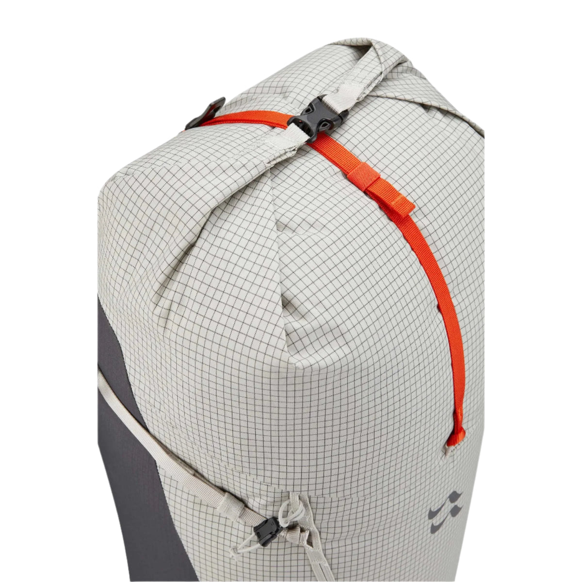 Rab Latok 38L Mountain Pack in Pewter - Compression Strap Detail