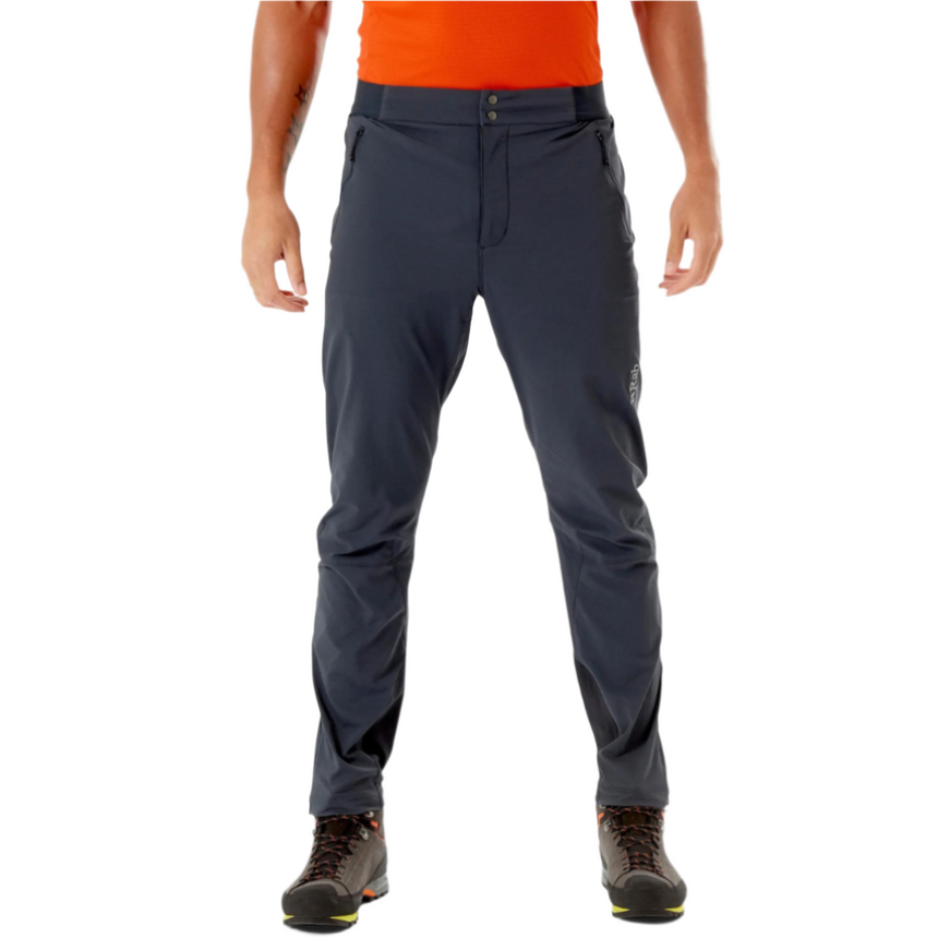 Rab Men's Ascendor Light Pants in Anthracite - Worn