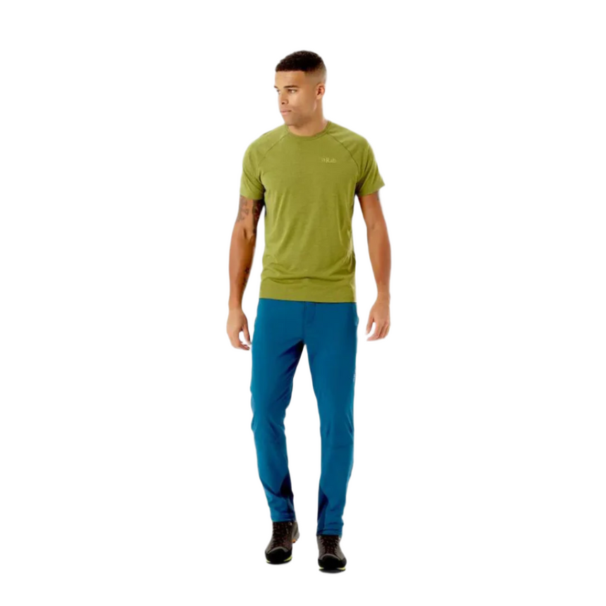 Rab Men's Ascendor Light Pants in Blue (styling reference) - Worn
