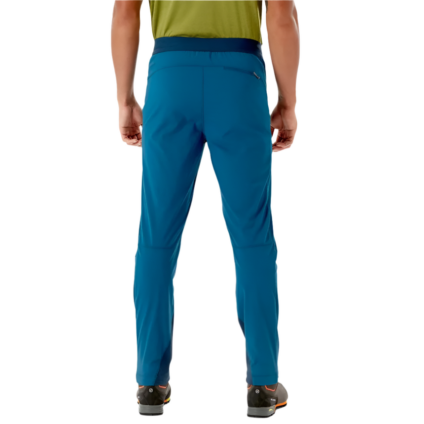 Rab Men's Ascendor Light Pants in Blue (styling reference) - Worn Back