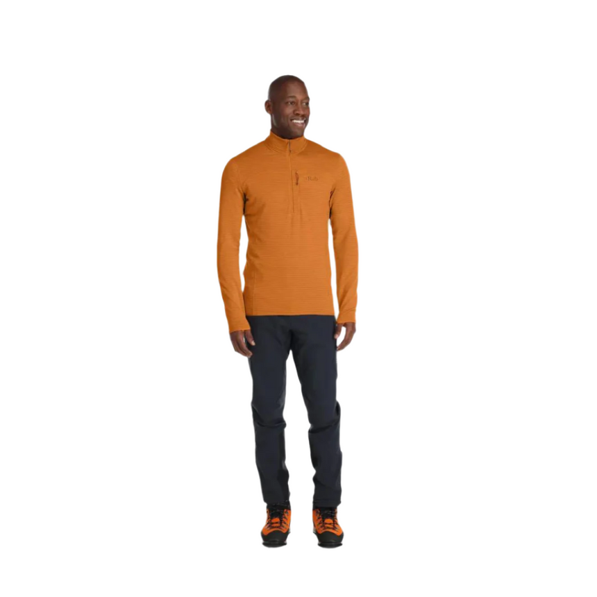 Rab Men's Ascendor Light Pull-on in Yellow (styling reference) - worn, front