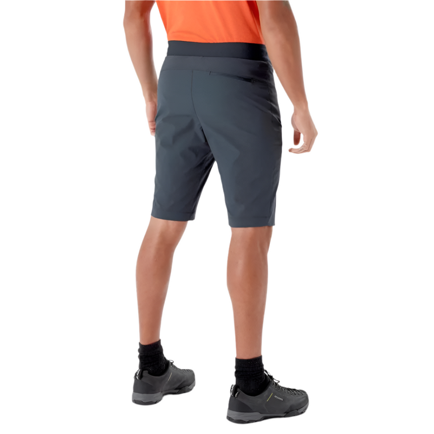Rab Men's Ascendor Light Shorts in Beluga - Worn Side